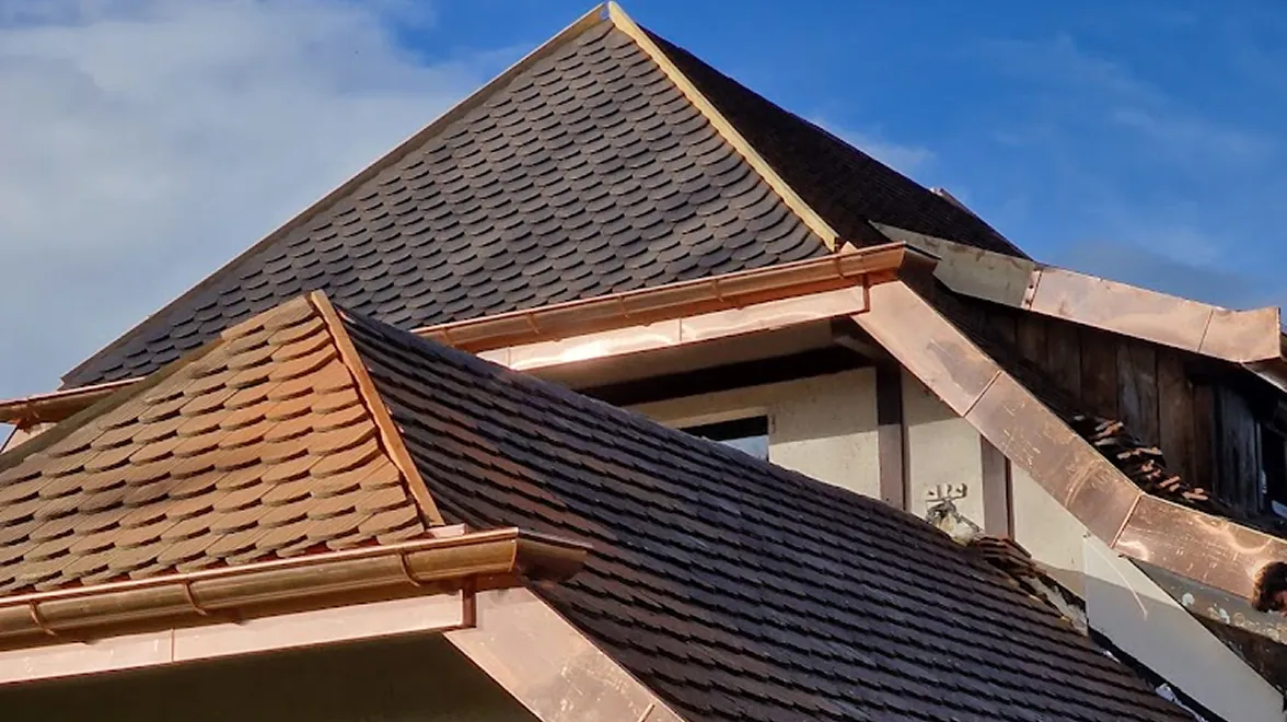 Travaux charpente et couverture sur bâtiment agricole, Haute-Savoie