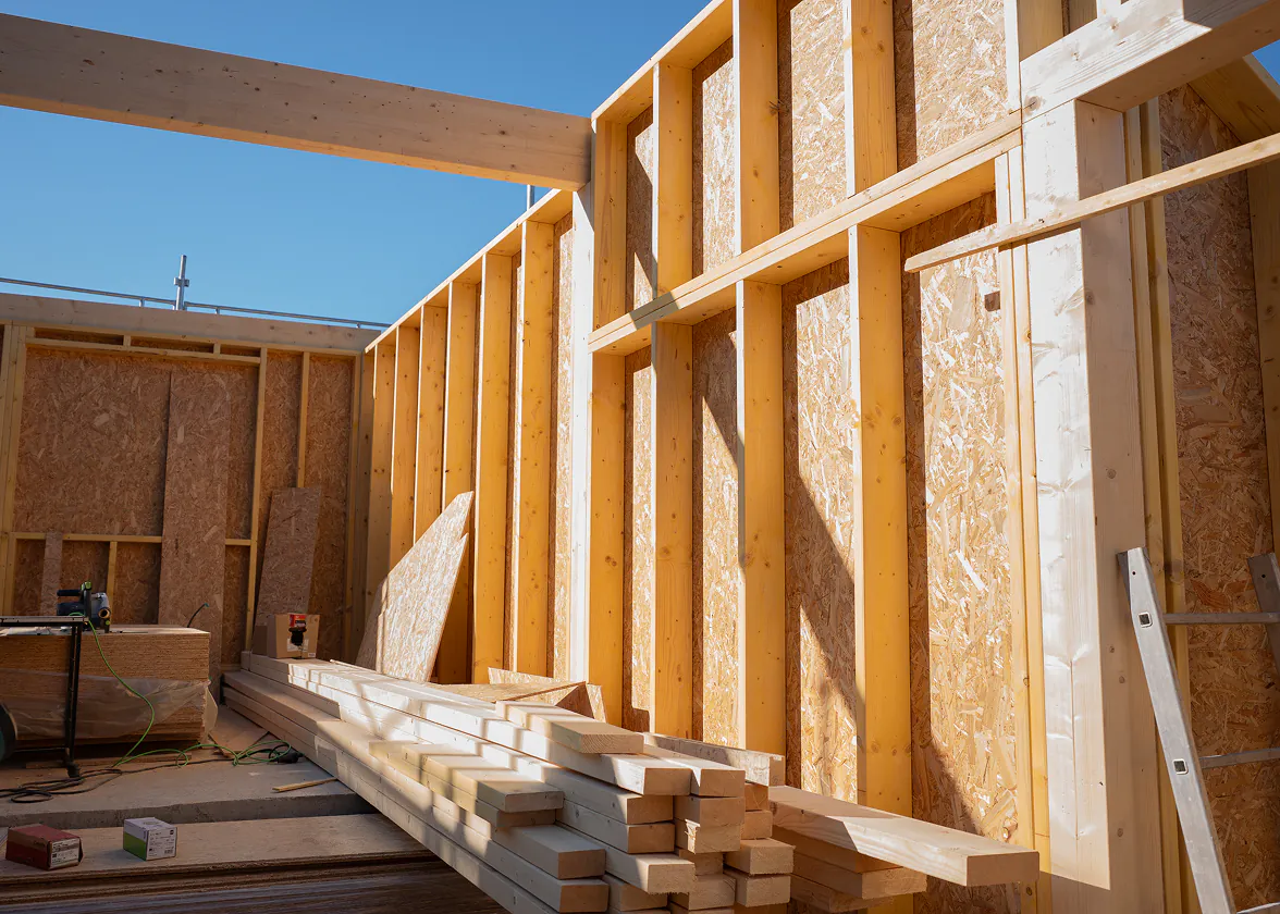 Couverture tuiles terre cuite neuve, chantier Thonon-les-Bains