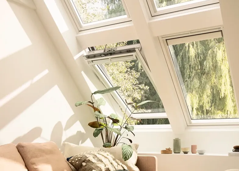 Velux sur charpente bois, rénovation toiture Haute-Savoie